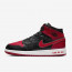 SEPATU SNEAKERS AIR JORDAN Aj 1 Mid GS Bred Text