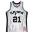 BAJU BASKET MITCHELL N NESS 75th Platinum Swingman Tim Duncan San Antonio Spurs Jersey