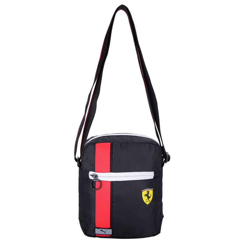 Tas Sneakers Puma Ferrari Race Large Portable Shoulder Bags Black