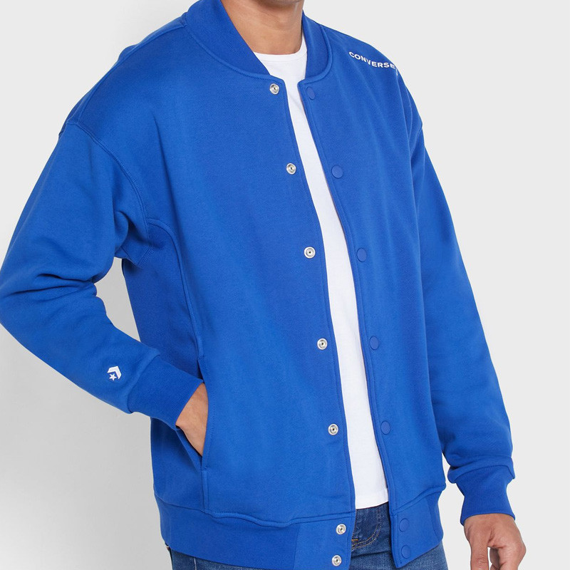 Twisted Varsity Knit Bomber foto 2