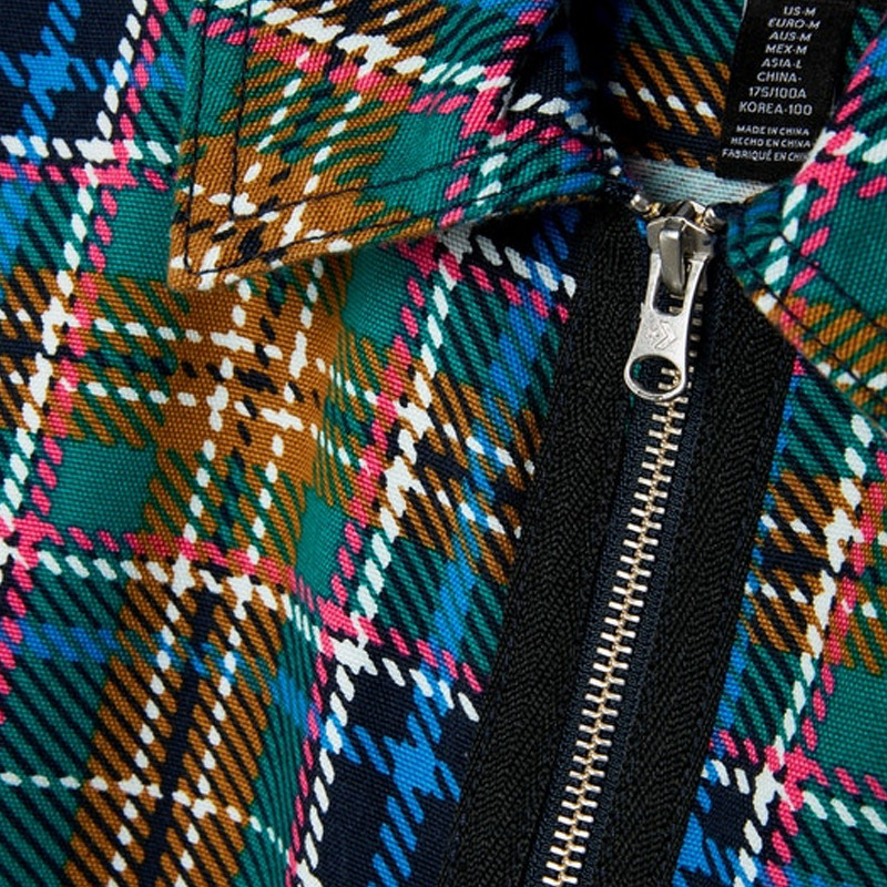 BAJU SNEAKERS CONVERSE Utility Fleece Printed Shirt Jacket