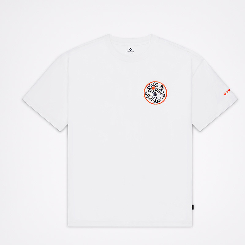 BAJU SNEAKERS CONVERSE x Keith Haring Elevated Graphic Tee