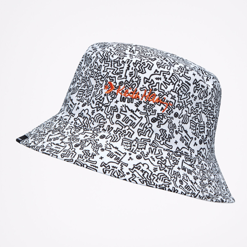 AKSESORIS SNEAKERS CONVERSE x Keith Haring Reversible Bucket Hat