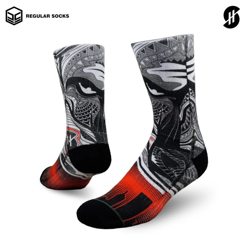 KAOS KAKI BASKET STAY HOOPS Red Bulls Socks