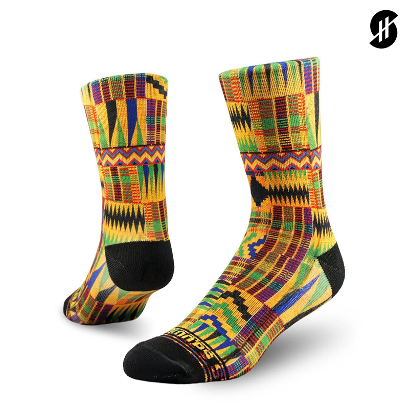 KAOS KAKI BASKET STAY HOOPS Ikat Socks