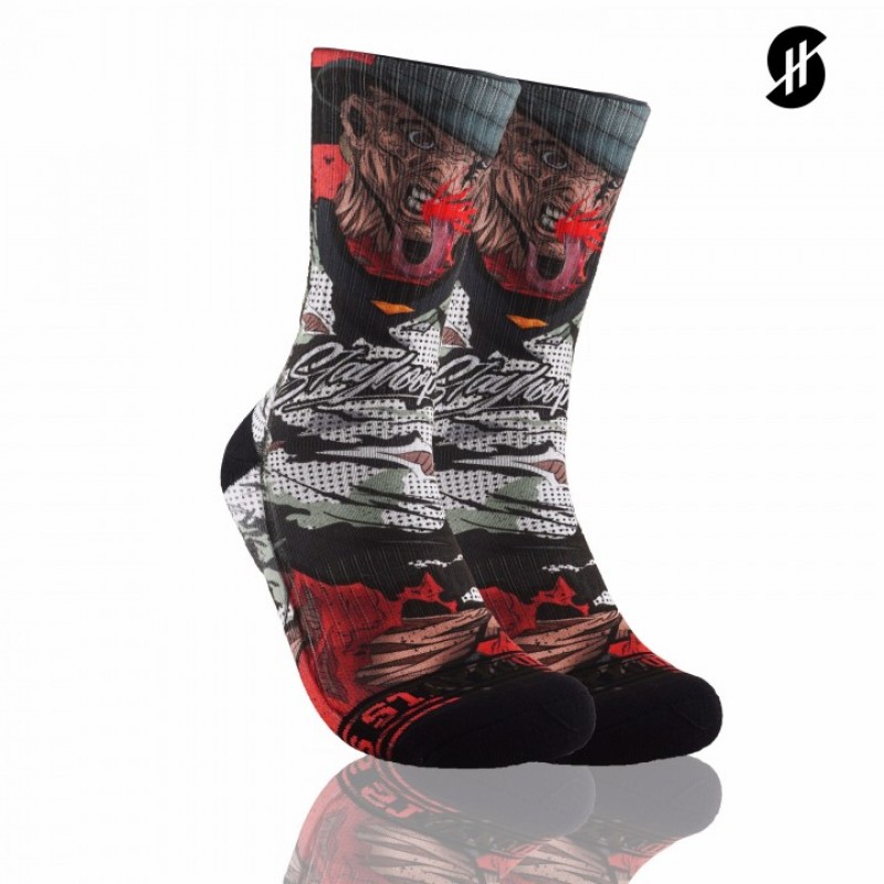 KAOS KAKI BASKET STAY HOOPS Freddy Krueger Socks