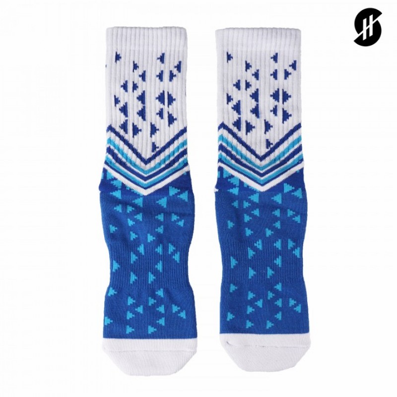 KAOS KAKI BASKET STAY HOOPS Royal Ivory Socks