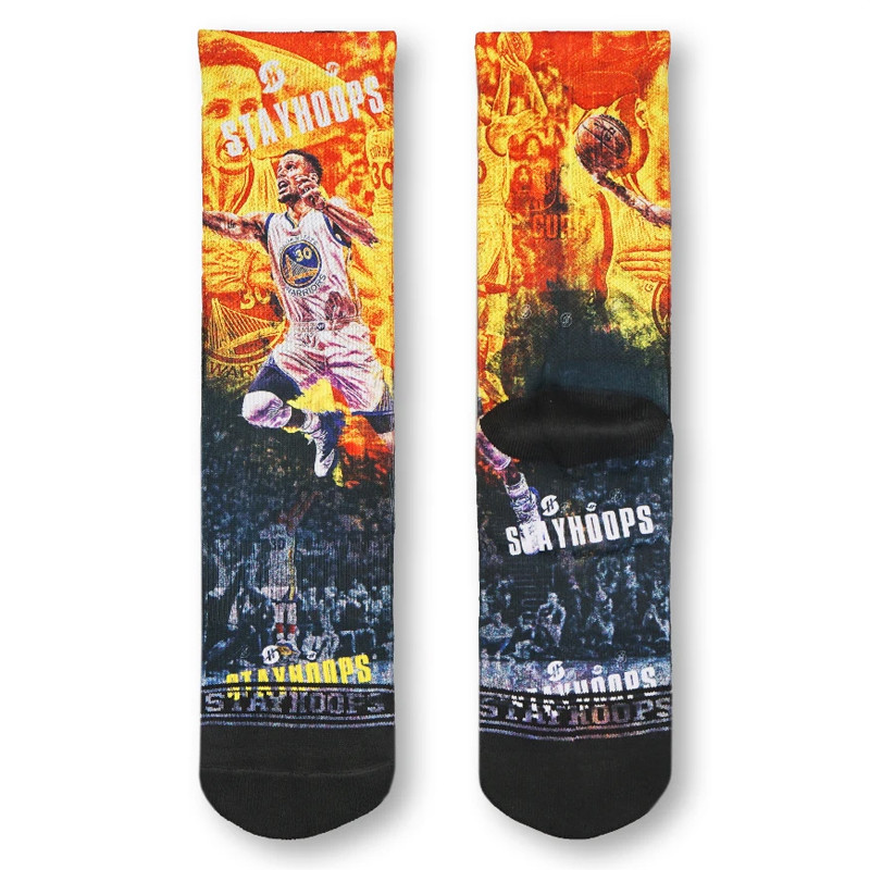 KAOS KAKI BASKET STAY HOOPS The Golden Boy Socks