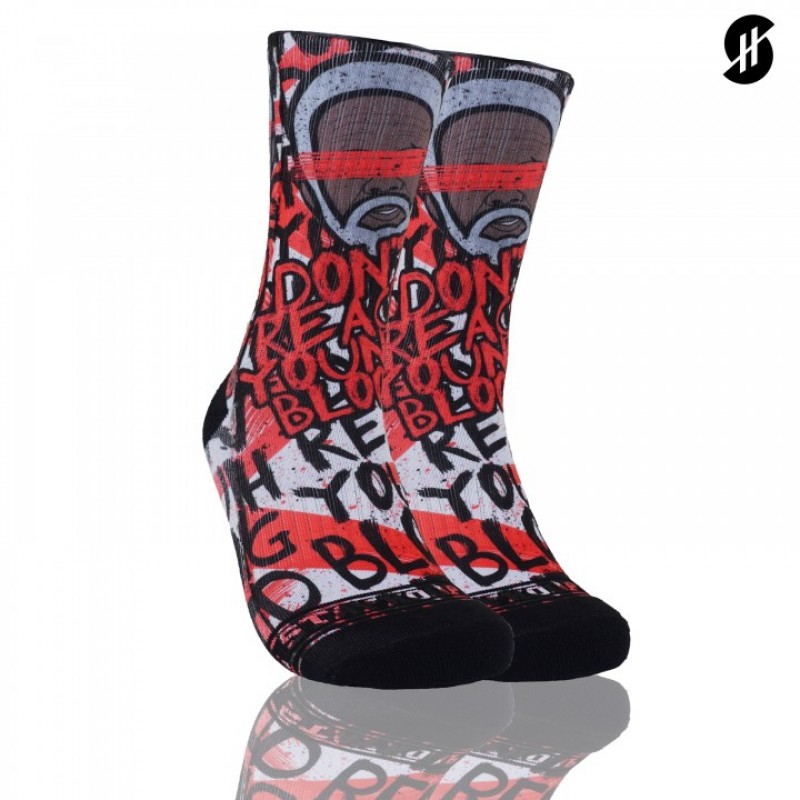 KAOS KAKI BASKET STAY HOOPS Don't Reach Young Blood Socks