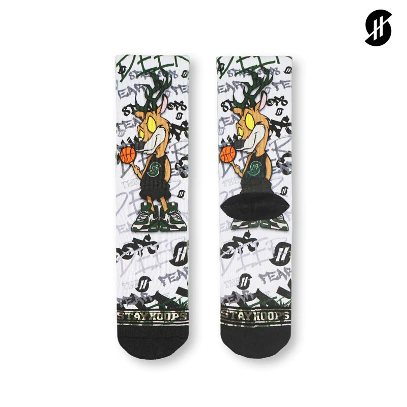 KAOS KAKI BASKET STAY HOOPS Swag Deer Socks