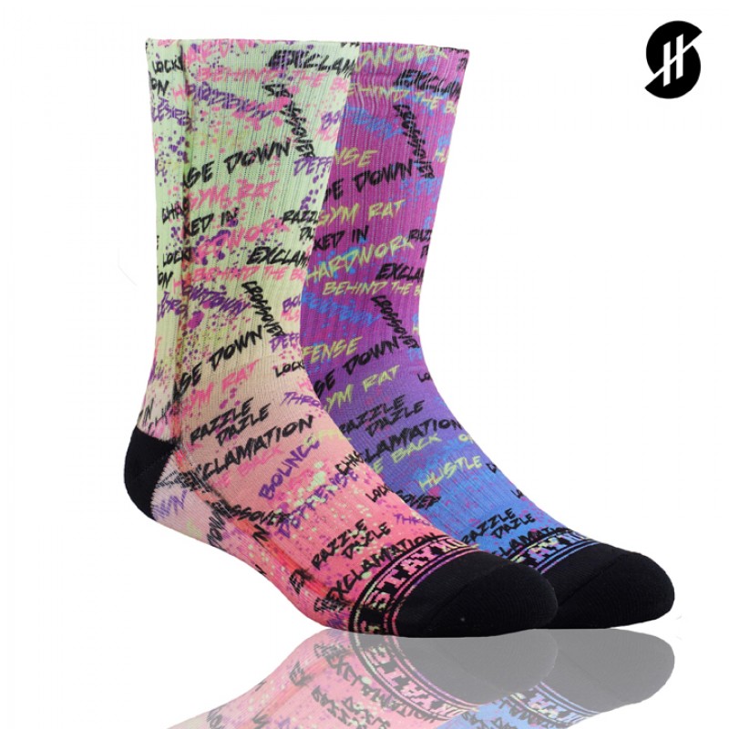 KAOS KAKI BASKET STAY HOOPS Bon-Bon Socks