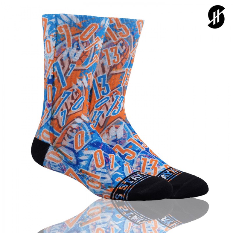 KAOS KAKI BASKET STAY HOOPS The Thunder Socks