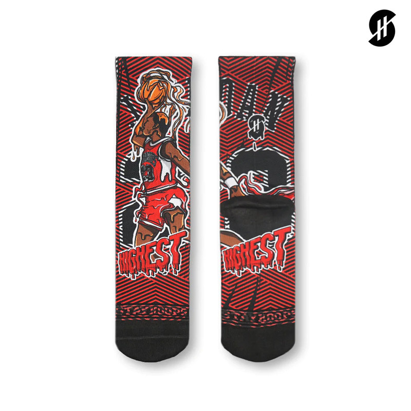 KAOS KAKI BASKET STAY HOOPS Highest Socks