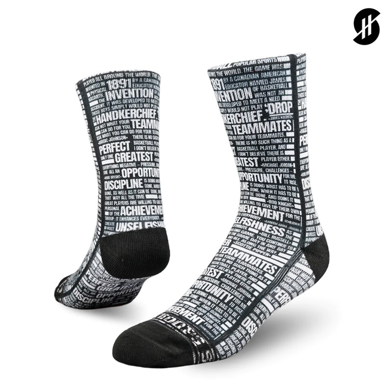 KAOS KAKI BASKET STAY HOOPS Words Socks