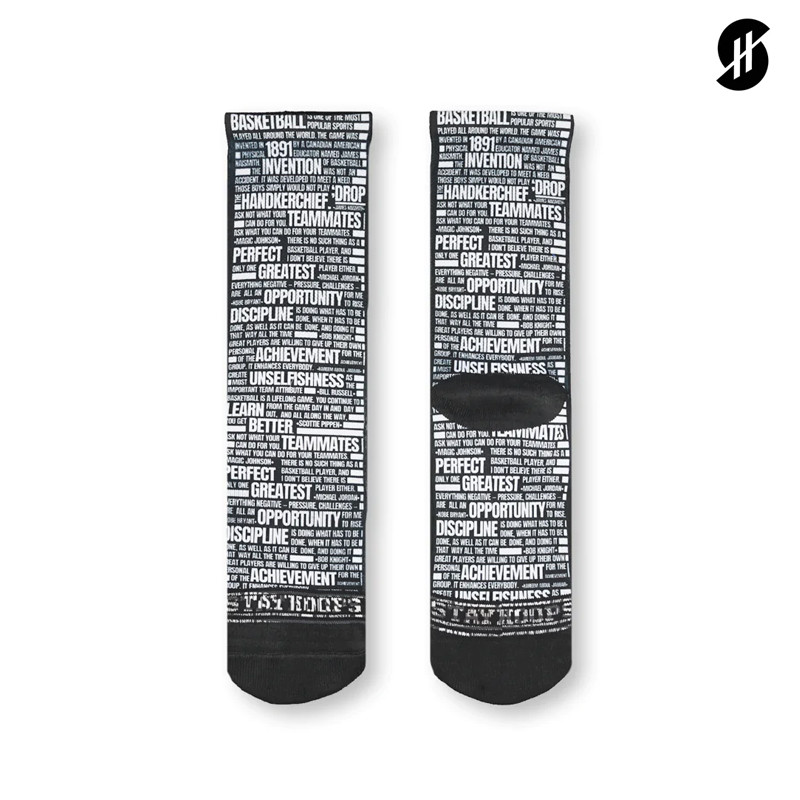 KAOS KAKI BASKET STAY HOOPS Words Socks