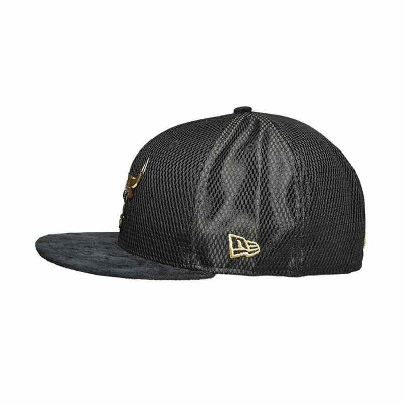 NBA 59Fifty NBA17 Chicago Bulls Metal Gold foto 3