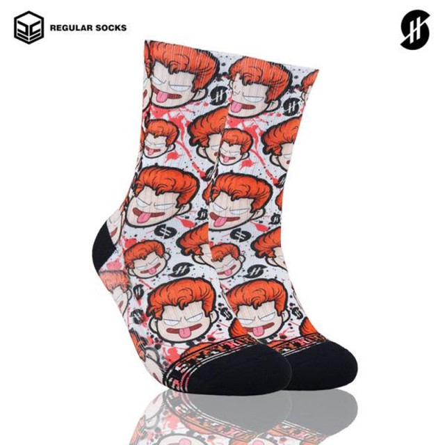 KAOS KAKI BASKET STAY HOOPS Chibi Hanamichi Socks