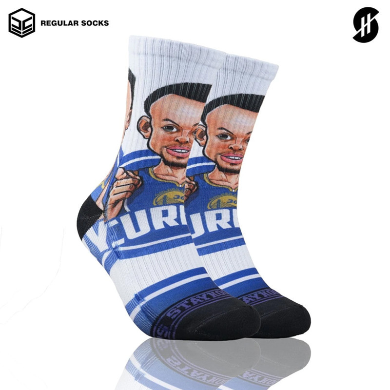 KAOS KAKI BASKET STAY HOOPS Blue Squad Socks