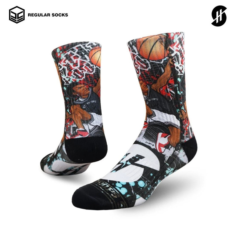 KAOS KAKI BASKET STAY HOOPS Back To The Street Socks