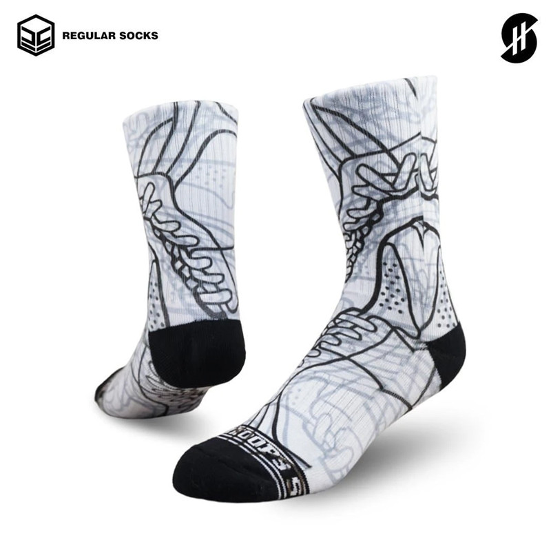 KAOS KAKI BASKET STAY HOOPS Orzhov Socks