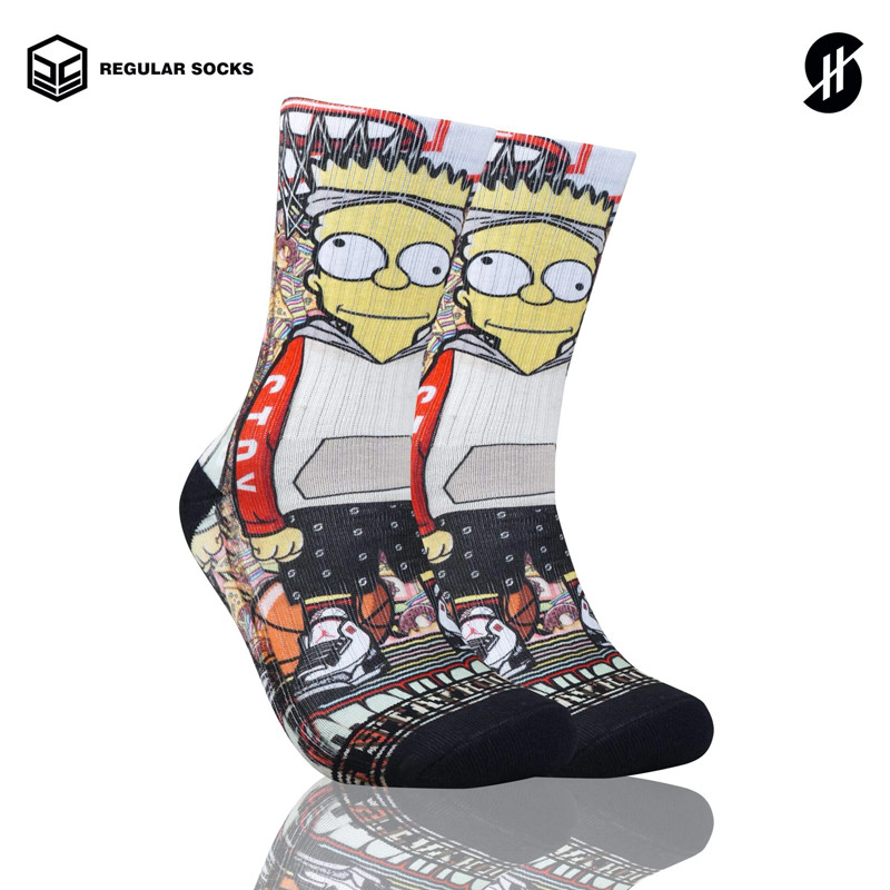 KAOS KAKI BASKET STAY HOOPS Bart Socks