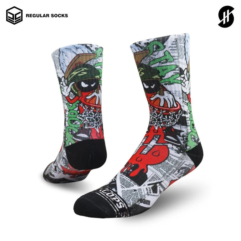 KAOS KAKI BASKET STAY HOOPS Marv Socks