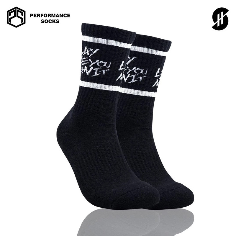 KAOS KAKI BASKET STAY HOOPS Play Like You Mean It Socks