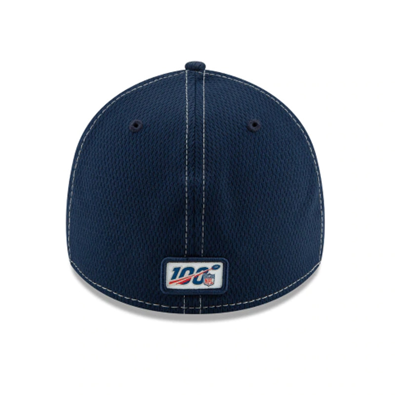 AKSESORIS SNEAKERS NEW ERA New England Patriots Official NFL Sideline Road 39Thirty Stretch Fit