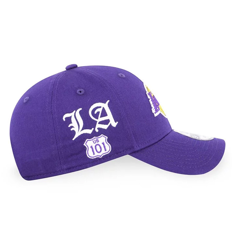 TOPI BASKET NEW ERA Los Angeles Lakers 940 Team Multi Logos Cap