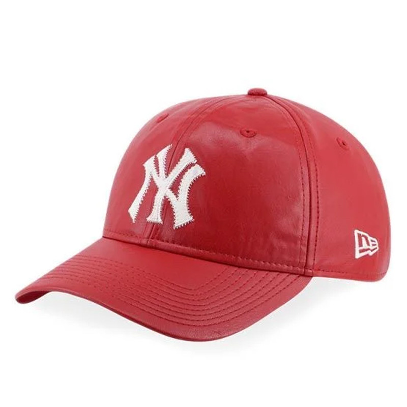 940 Unstructured Leather Applique New York Yankees Cap foto 2