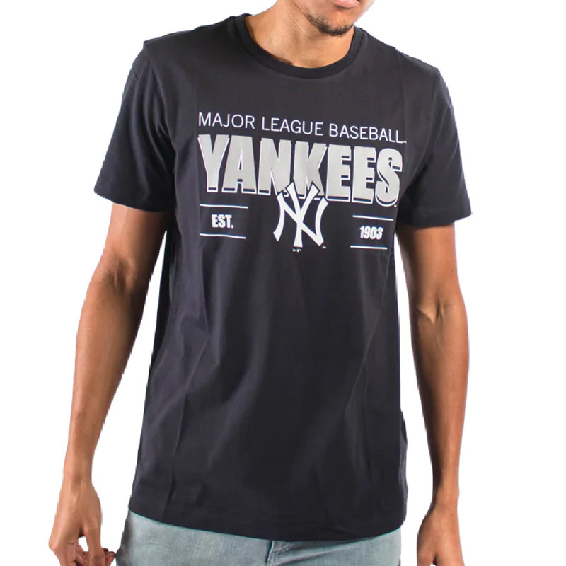 BAJU SNEAKERS NEW ERA New York Yankees Frontline Official Team Colours Tee