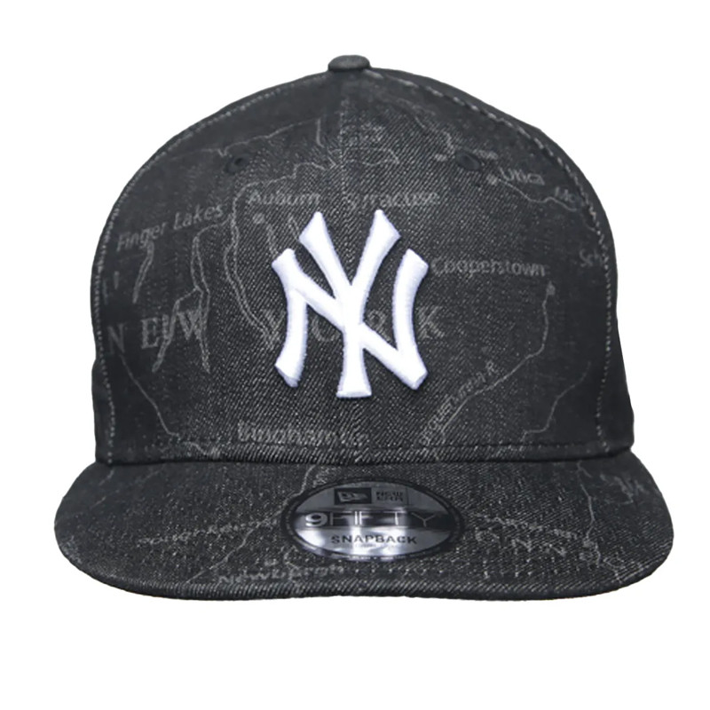 Topi Yankees Snapback Hat Topi New Era Hat Company Black New Era