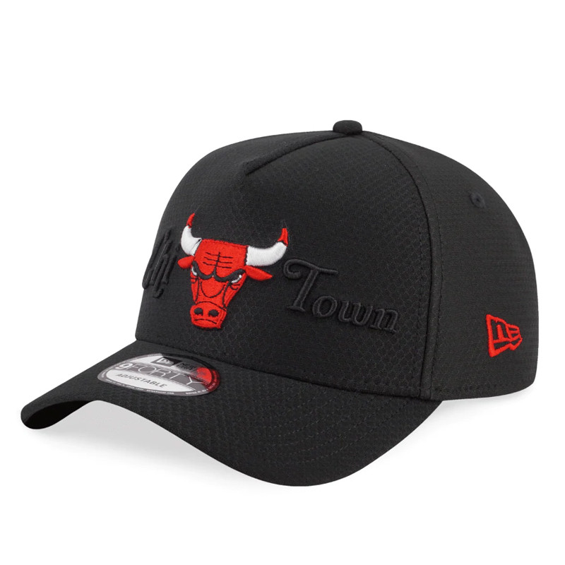 TOPI BASKET NEW ERA 9FORTY A-FRAME CHICAGO BULLS CITY NICKNAME Cap
