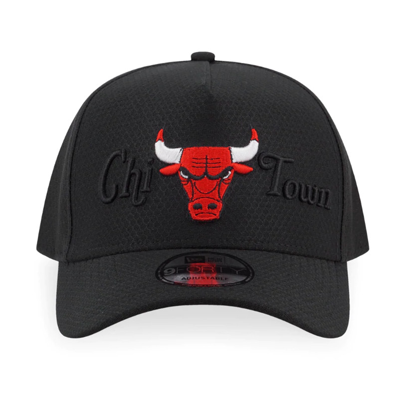 TOPI BASKET NEW ERA 9FORTY A-FRAME CHICAGO BULLS CITY NICKNAME Cap