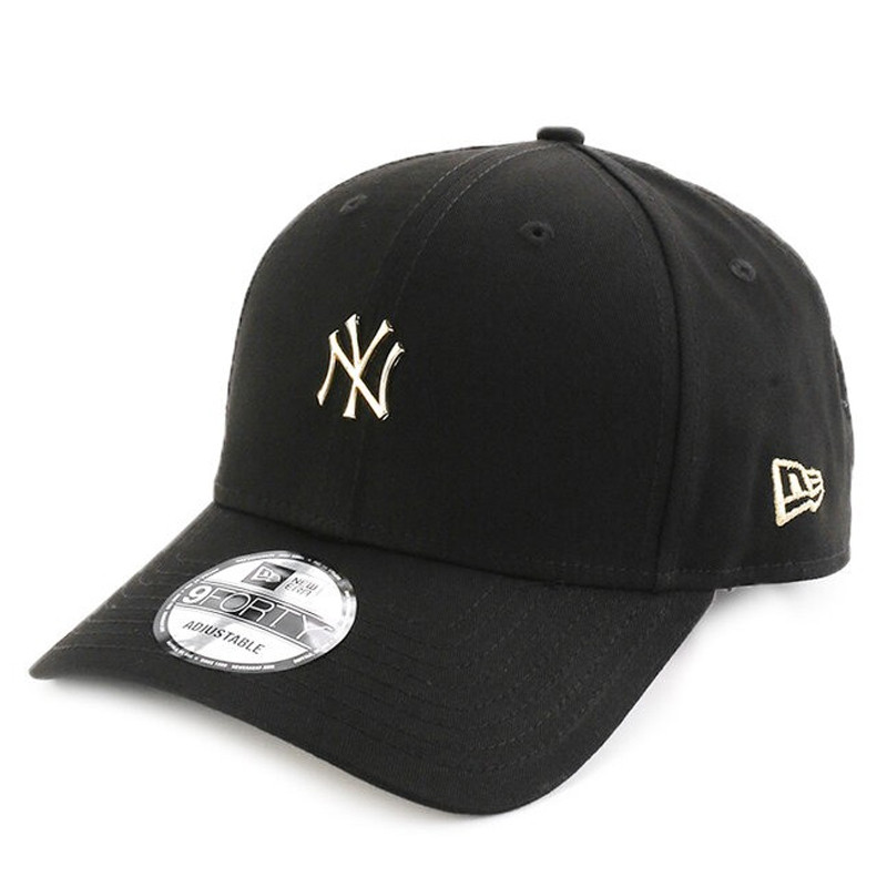 TOPI SNEAKERS NEW ERA 940 MLB Metal Badge Gold New York Yankees Cap