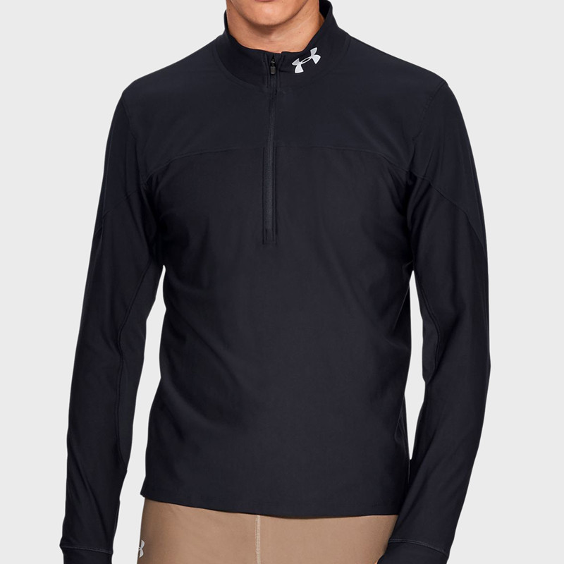 BAJU TRAINING UNDER ARMOUR Qualifier Half Zip Long Sleeves Tee