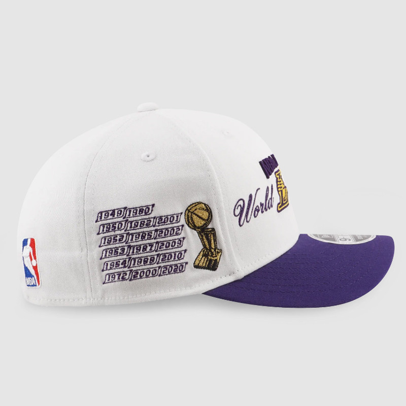 TOPI BASKET NEW ERA Los Angeles Lakers Championships 9Fifty Stretch Snap Cap