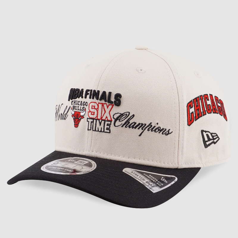 TOPI BASKET NEW ERA Chicago Bulls Championships 9Fifty Stretch Snap Cap