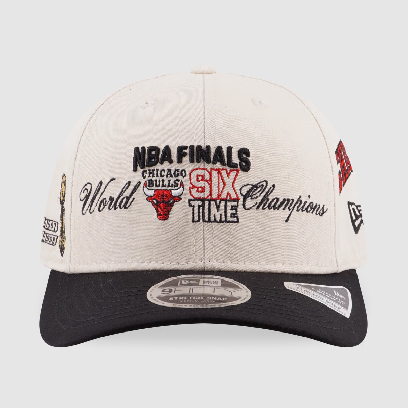 TOPI BASKET NEW ERA Chicago Bulls Championships 9Fifty Stretch Snap Cap