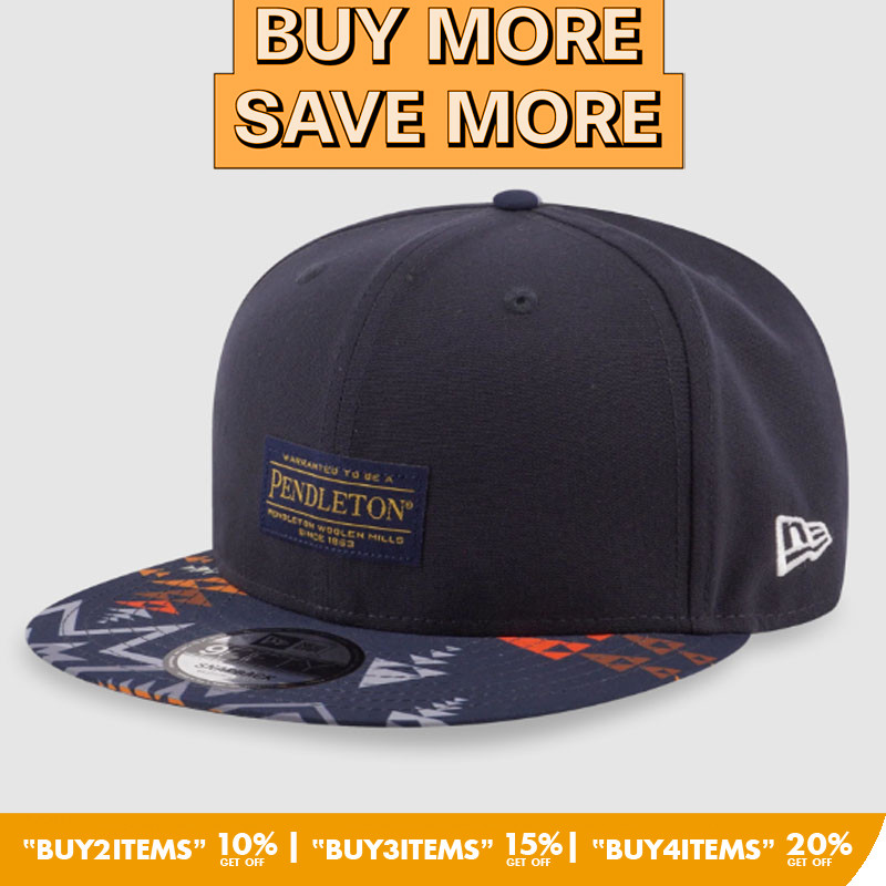 TOPI SNEAKERS NEW ERA PENDLETON BLACK 9FIFTY CAP