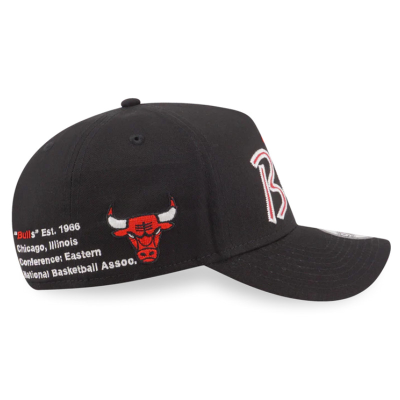 TOPI BASKET NEW ERA 940 A-frame Nba Scripts Chicago Bulls Cap