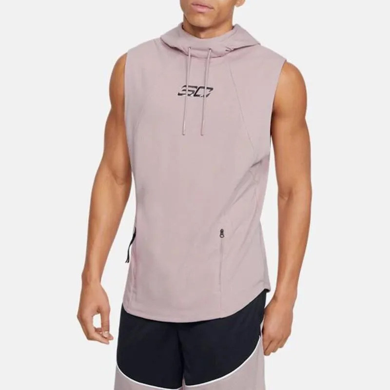 BAJU BASKET UNDER ARMOUR Sc30 Sleeveless Hoodie