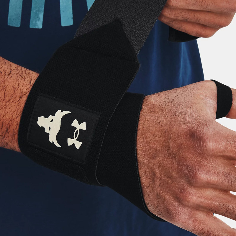 PERALATAN TRAINING UNDER ARMOUR Project Rock Wrist Wraps