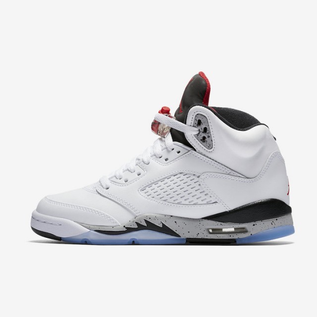 Sepatu Basket Air Jordan Aj Retro White Cement