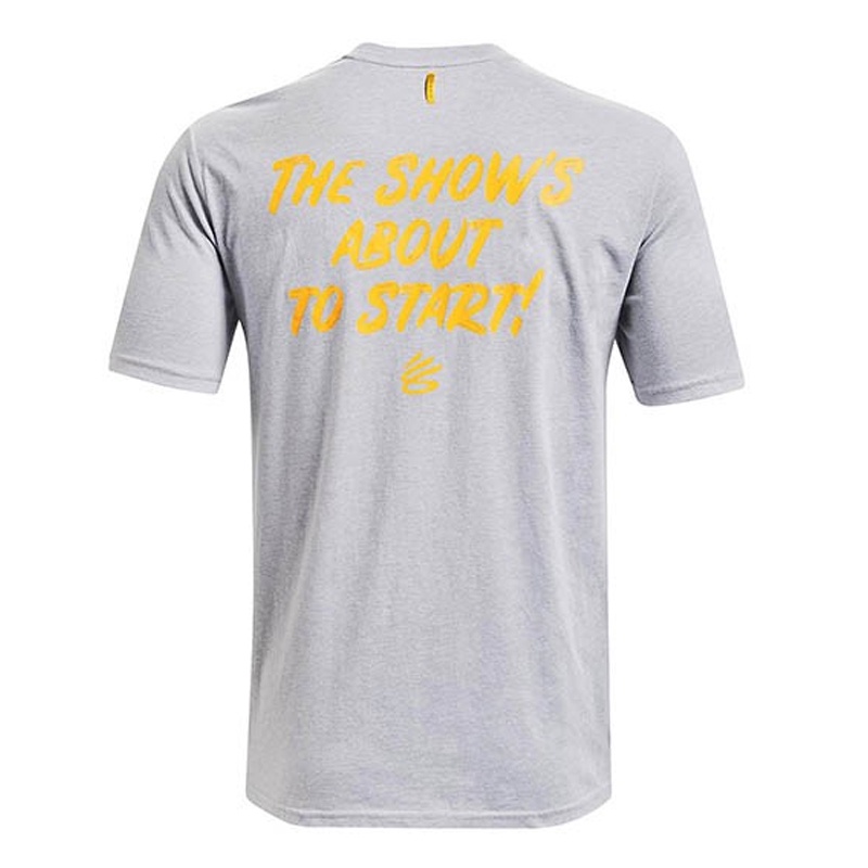 BAJU SNEAKERS UNDER ARMOUR Curry Popcorn Short Sleeve Tee