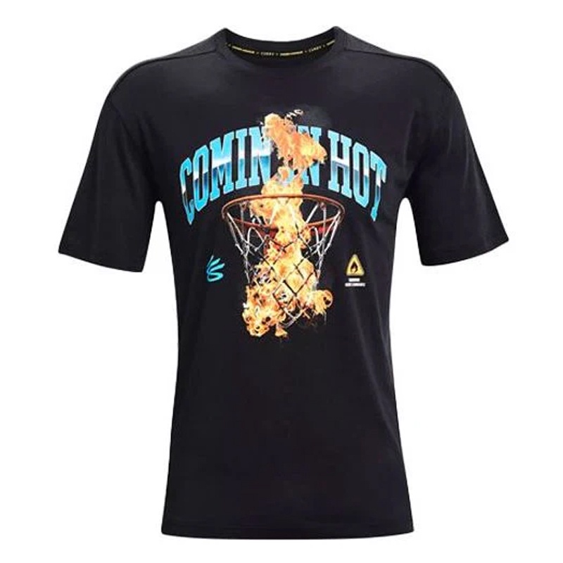 BAJU SNEAKERS UNDER ARMOUR CURRY COMING IN HOT TEE