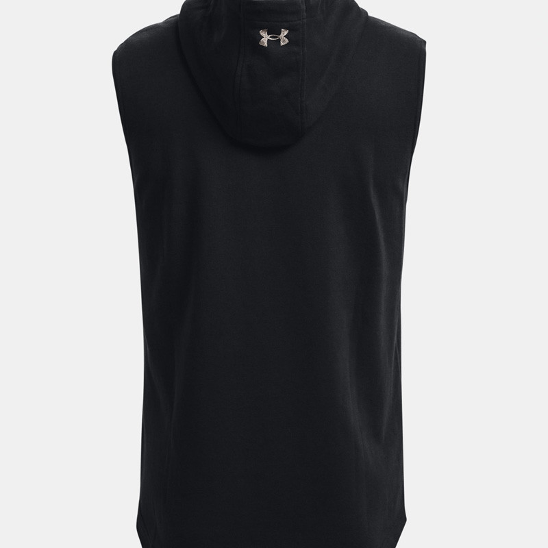 BAJU TRAINING UNDER ARMOUR Project Rock Terry Sleeveless Hoodie