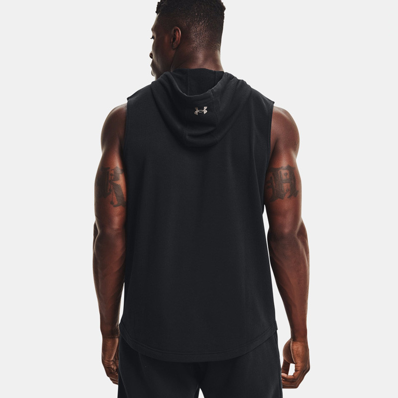 BAJU TRAINING UNDER ARMOUR Project Rock Terry Sleeveless Hoodie