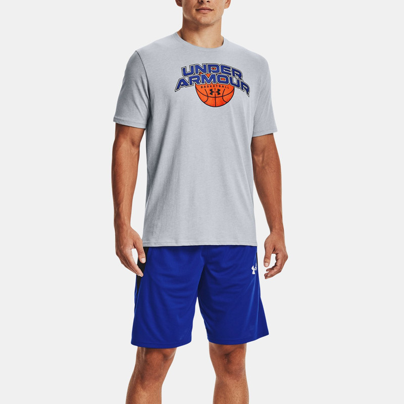 BAJU BASKET UNDER ARMOUR Branded Wordmark Short Sleeve Tee