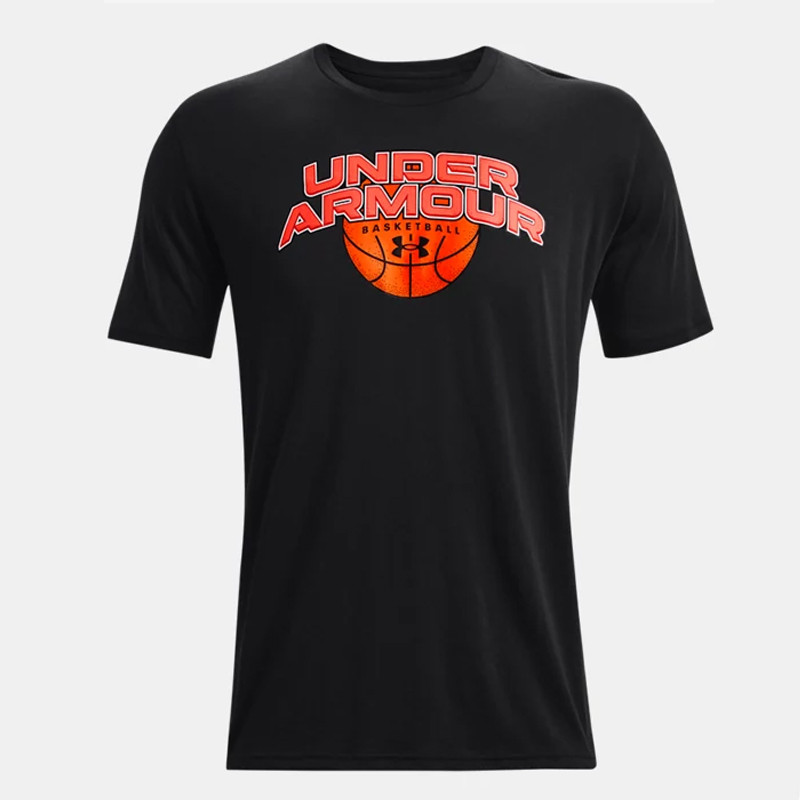 BAJU BASKET UNDER ARMOUR Branded Wordmark Short Sleeve Tee